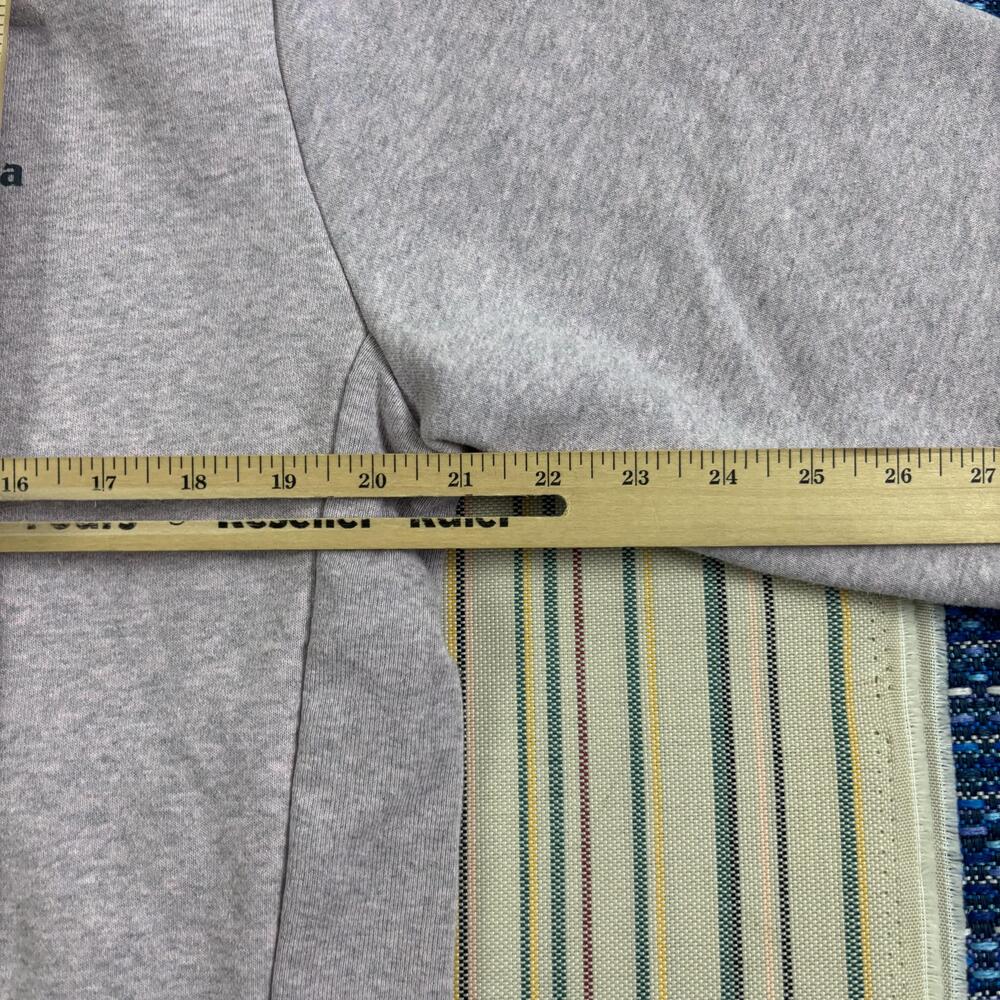 Patagonia Sweatshirt Mens Medium Gray Uprisal Fleece Crewneck Pullover Warm - Picture 7 of 13